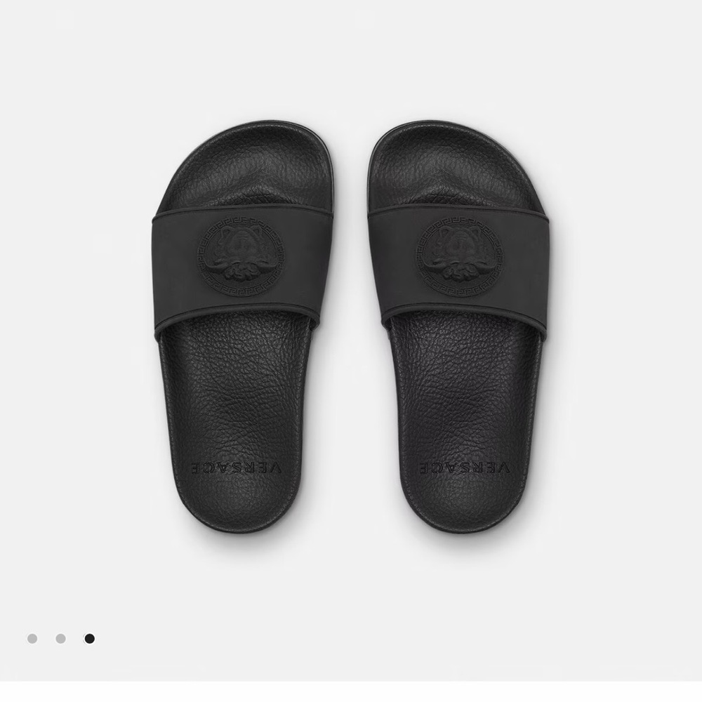 Versace Black Sandals